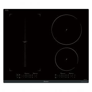 Plaque mixte Sauter SPI9602BM - Table de cuisson mixte induction et gaz - 4  plaques de cuisson - Niche - largeur : 56 cm - profondeur : 49 cm - noir